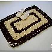 Для дома и интерьера handmade. Livemaster - original item Mat rug handmade knotted cord multi Colored. Handmade.