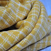 Аксессуары handmade. Livemaster - original item Yellow Ochre Wool Stole Scarf