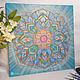 Order A unique picture - a mandala with the mantra Om Mani Padme Hum. veronika-suvorova-art. Livemaster. . Pictures Фото №3