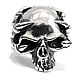 Кольцо серебряное Wilde Skull ARR34-05. Кольца. Blacksilver. Интернет-магазин Ярмарка Мастеров.  Фото №2