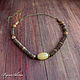 Beads with agate and coconut 'Taman Negara'. Necklace. BijouSiberia. Online shopping on My Livemaster.  Фото №2