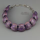 Purple Mix Necklace (721) designer jewelry. Necklace. Svetlana Parenkova (parenkova). Online shopping on My Livemaster.  Фото №2