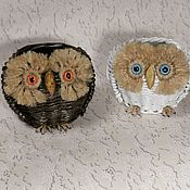 Для дома и интерьера handmade. Livemaster - original item Owl basket.. Handmade.