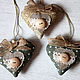 Order Interior suspensions Vintage hearts.A gift for mom. Boutique  OCEANOFLOVE (oceanoflove). Livemaster. . Christmas decorations Фото №3
