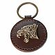 Order Leather keychain with jaguar bas-relief. asgefest. Livemaster. . Key chain Фото №3