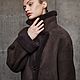 Дубленка из натурального меха керли strict classic. Дубленки. YANA KRAFT BRAND. Ярмарка Мастеров.  Фото №5