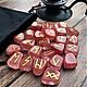 Runes handmade red chalcedony, Runes, Moscow,  Фото №1
