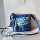 Women's double-sided leather bag with custom-made Natule painting), Classic Bag, Noginsk,  Фото №1