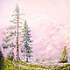 Copy of Montana Painting ORIGINAL OIL PAINTING on Canvas, Glacier Park, Pictures, Petrozavodsk,  Фото №1