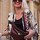 DUBLIN сумка crossbody через плечо. Сумка через плечо. Madameliseeva авторские сумки. Интернет-магазин Ярмарка Мастеров.  Фото №2