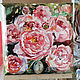 Coral petals - painting with peonies. Pictures. Annet Loginova. My Livemaster. Фото №4