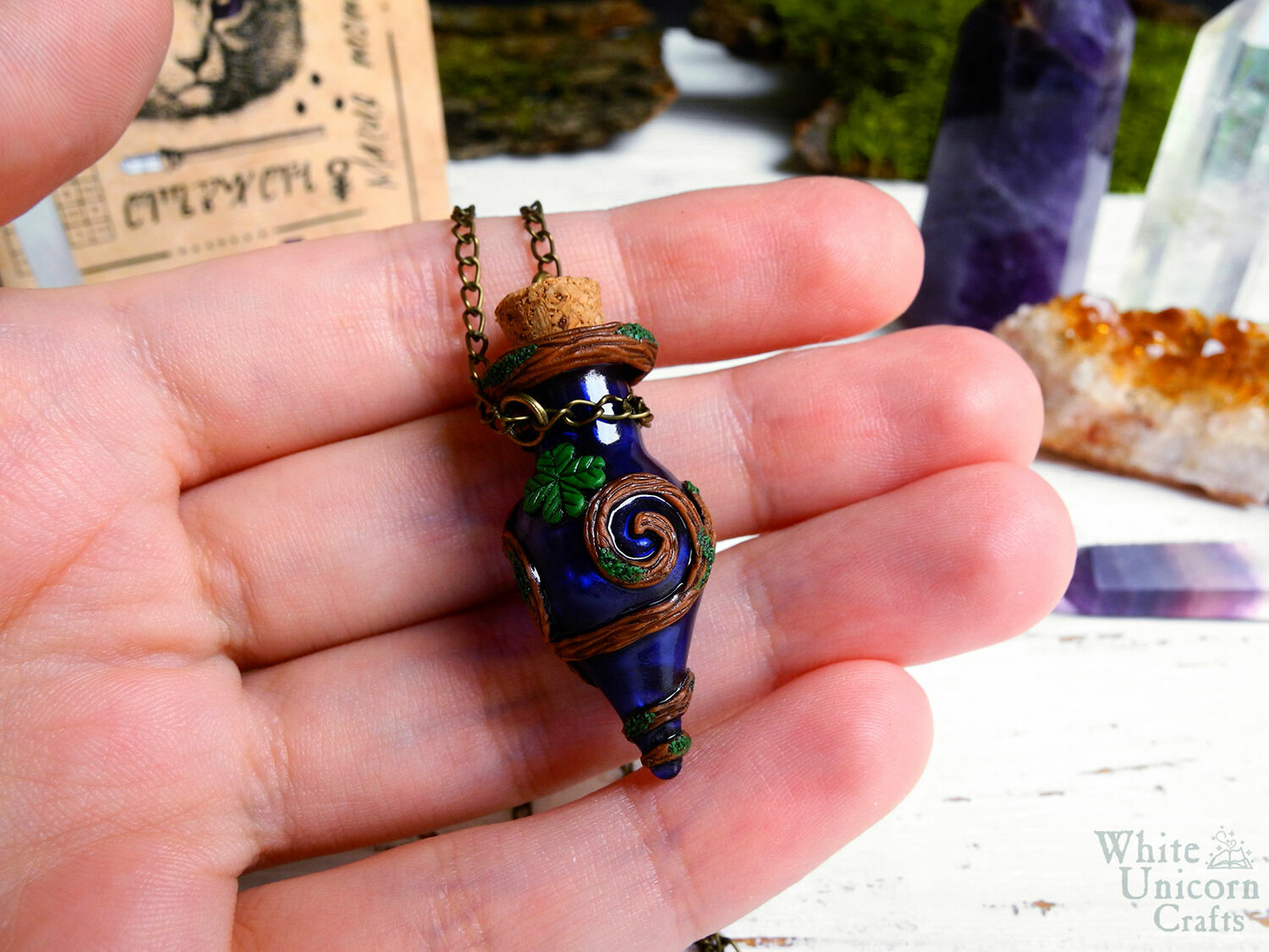 Волшебный кулон флакон Подвеска бутылочка с зельем в интернет-магазине ...