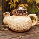 Golden Spider Teapot. Teapots & Kettles. bez-borodov. Online shopping on My Livemaster.  Фото №2