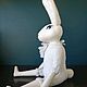 Rabbit Edward. Handmade. THE ONLY INSTANCE. Stuffed Toys. monours. My Livemaster. Фото №6