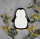 Большой робкий пингвин - мальчик, Тарелки, Москва,  Фото №1