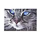 Обложка для одной карточки с принтом Eshemoda “Тигровый кот”, натураль. Обложки. Eshemoda Сумки и аксессуары. Интернет-магазин Ярмарка Мастеров.  Фото №2