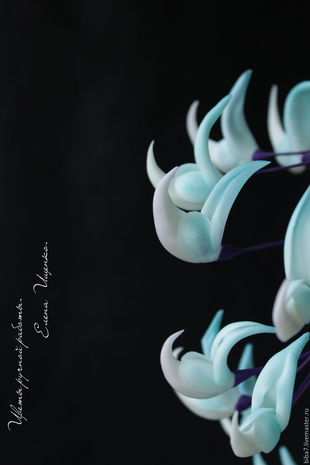 Нефритовая лоза. Цветы из полимерной глины. керамическая флористика в ...