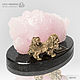 Bronze dog Pekingese with calcite - a gift for the New Year 2018. Figurines. Miner premium - Ltd Moscow (mineralpremium). My Livemaster. Фото №4