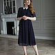 Women's ACADEMY dress made of chiffon on cotton.the lining! up to 54!. Dresses. BRAGUTSA. My Livemaster. Фото №4