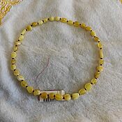 Работы для детей, handmade. Livemaster - original item Children`s Amber beads, Medical beads for children, amber for babies. Handmade.