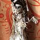Кукла скелет Санта Муэрте невеста. Шарнирная кукла. Vran & Morana. Ярмарка Мастеров.  Фото №6