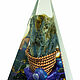 Orgongite pyramid with Kyanite. Feng Shui Figurine. Worldorgonite. My Livemaster. Фото №5