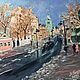 The author's picture. Spring Streets Of Moscow. Pyatnitskaya street. Oil, Pictures, Moscow,  Фото №1