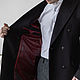 Мужское пальто Шелби 2 (чёрное). Верхняя одежда мужская. Ателье-мастерская ГОРД. Ярмарка Мастеров.  Фото №6
