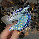 Order Brooch 'Blue fairy dragon, dragon, magic'. greenfox-23. Livemaster. . Brooches Фото №3