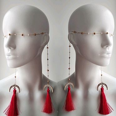 Украшения ручной работы. Ярмарка Мастеров - ручная работа Цепочка на нос China. Handmade.
