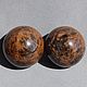 Гантань - два массажных шарика из обсидиана, d40 мм, Камни, Рыбинск,  Фото №1