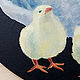 Round Bird oil painting chicken painting with birds. Pictures. Colibri Art - Oil Painting. My Livemaster. Фото №6