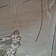 Винтаж: Антикварная батистовая штора с вставкой из шелковых кружев. Ткани винтажные. Antiki777. Ярмарка Мастеров.  Фото №5