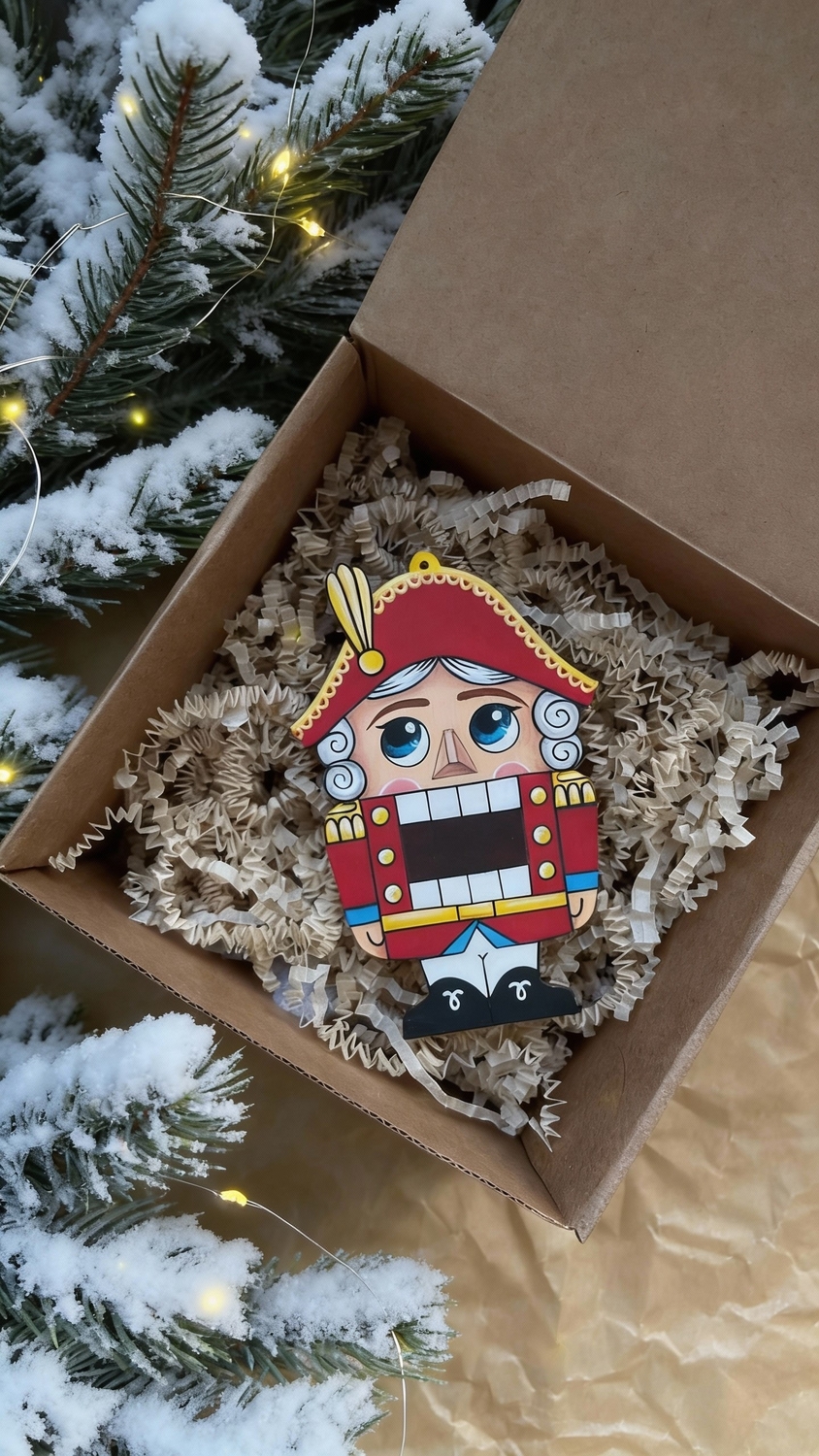 Елочная игрушка ручной работы 