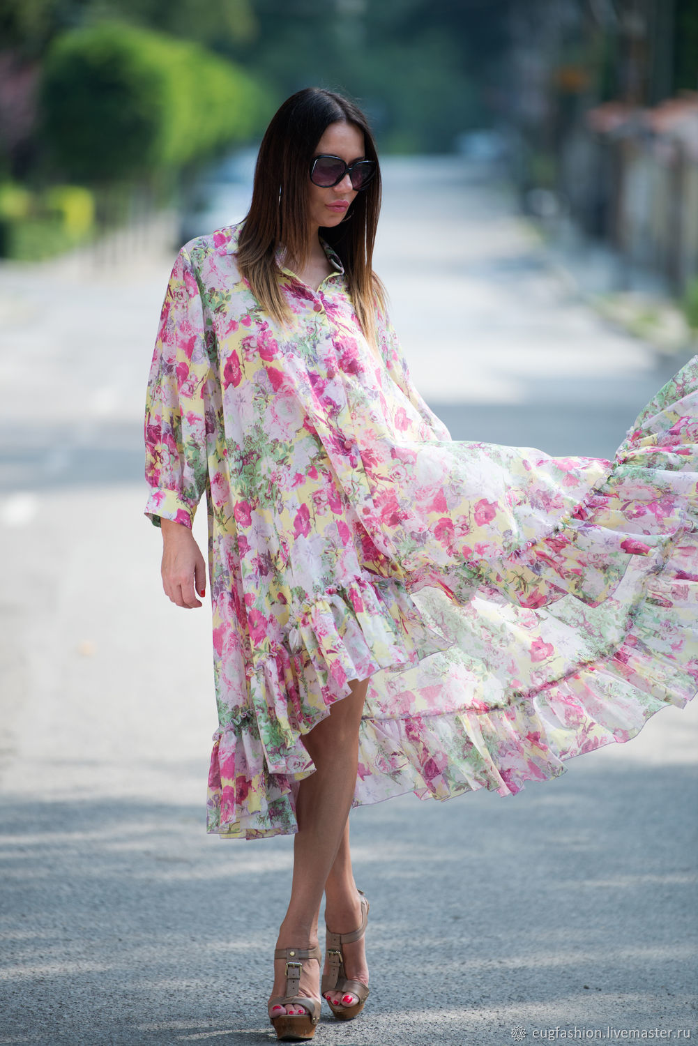 Легкое воздушное летнее платье