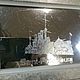 Заказать Сувенир с крейсером Аврора оптом купить в Спб картина на стекле. Art of genius (oikos). Ярмарка Мастеров. . Статуэтка Фото №3