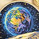 Cross-stitch From Moon to Earth. Pictures. sweet-home11. Online shopping on My Livemaster.  Фото №2