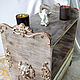 Order 'Nostalgia...' Wooden floor firebox, box. Helena Shelk (alenamasterrnd). Livemaster. . Storage Box Фото №3