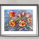 Order  Oil painting 'Spring flowers'. Fine Art for Joy. Livemaster. . Pictures Фото №3