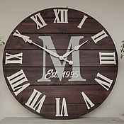 Для дома и интерьера handmade. Livemaster - original item Copy of Copy of Copy of Copy of Large Wall Clock 24". Handmade.