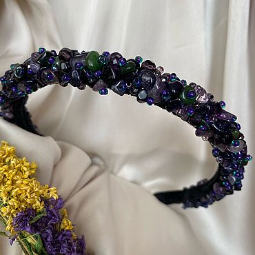 Украшения ручной работы. Ярмарка Мастеров - ручная работа Ободок «Прованс». Handmade.