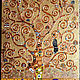 Pintura de bronce modular con esmalte de árbol de La vida. Gustav Klimt. Pictures. Irina Bast. Artist with cat (irina-bast). Ярмарка Мастеров.  Фото №4