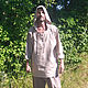 Рубаха мужская с капюшоном, энергосберегающий крой, Рубашки мужские, Санкт-Петербург,  Фото №1