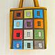 Shopper Hundertwasser's house, women's large bright bag, 251. Shopper. a-vesta. My Livemaster. Фото №4