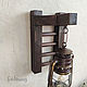 Sconce kerosene lamp electric on a wooden base rustic. Sconce. Elena. My Livemaster. Фото №4