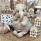 TEDDY ELEPHANT - Collectible handmade toy, Teddy Toys, Rostov-on-Don,  Фото №1