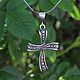 Order Cross male-female made of 925 sterling silver HH0072. Sunny Silver. Livemaster. . Cross Фото №3