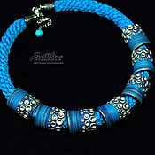 Украшения handmade. Livemaster - original item Necklace shades of blue (552) (553) (445) designer jewelry. Handmade.