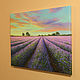 Order Painting 'Lavender evening' 45 x 60 cm. Zhaldak Eduard paintings. Livemaster. . Pictures Фото №3
