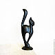 Sculpture Cat wooden 'arrogant woman'. Figurines. Wooden cats-Alexander Savelyev. Online shopping on My Livemaster.  Фото №2